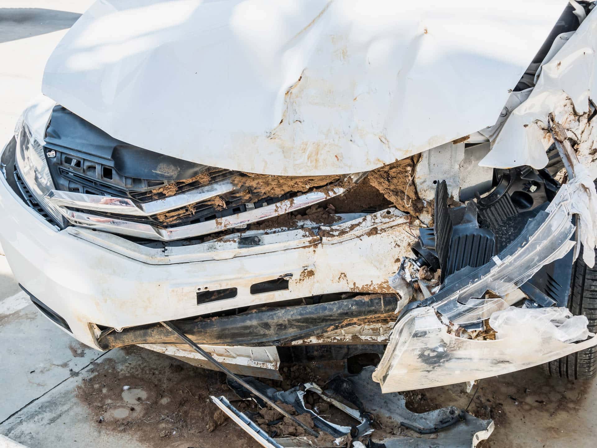 crashed car