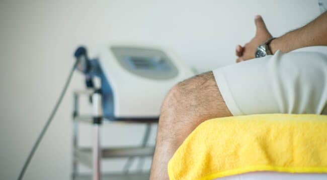 man in hospital