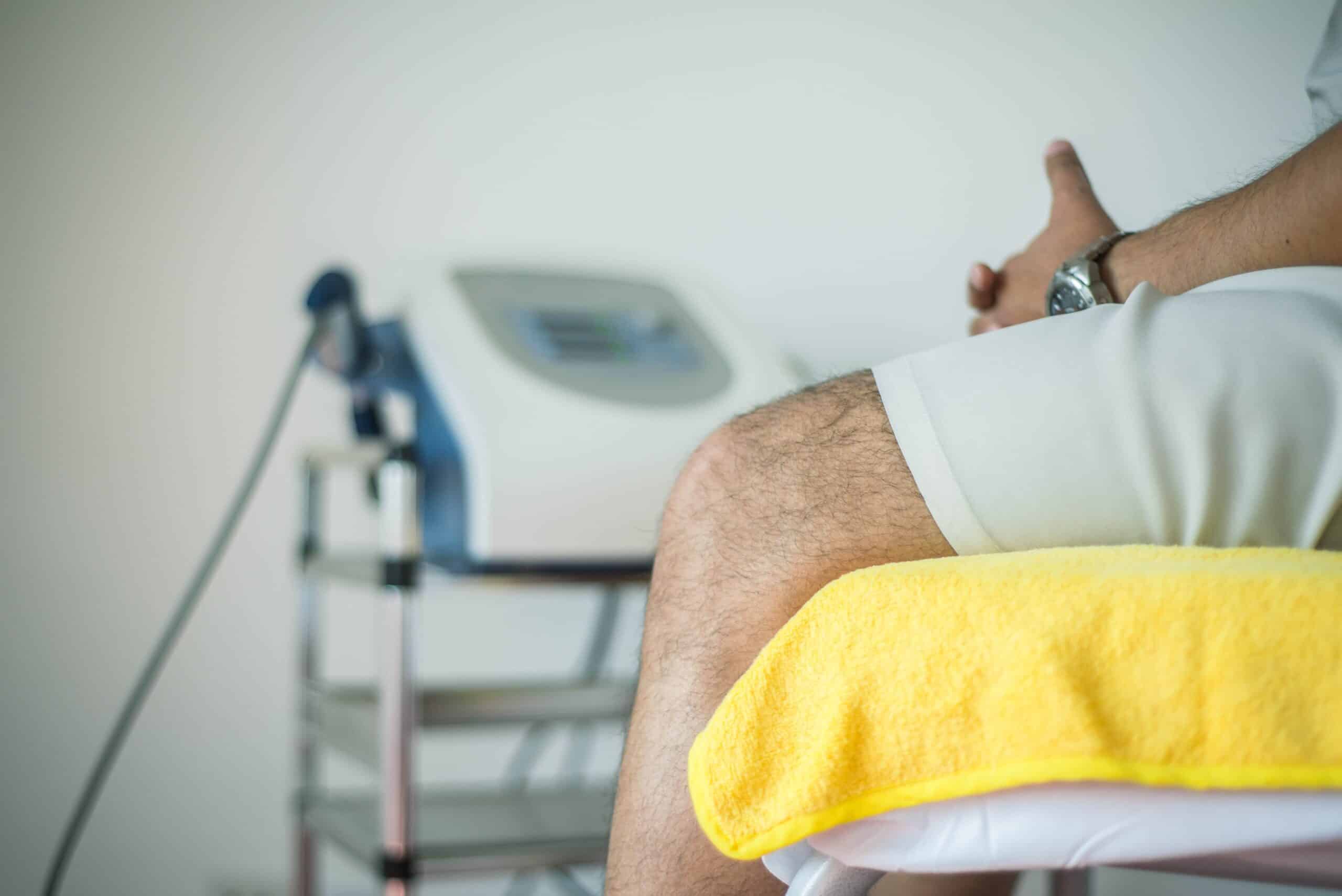 man in hospital