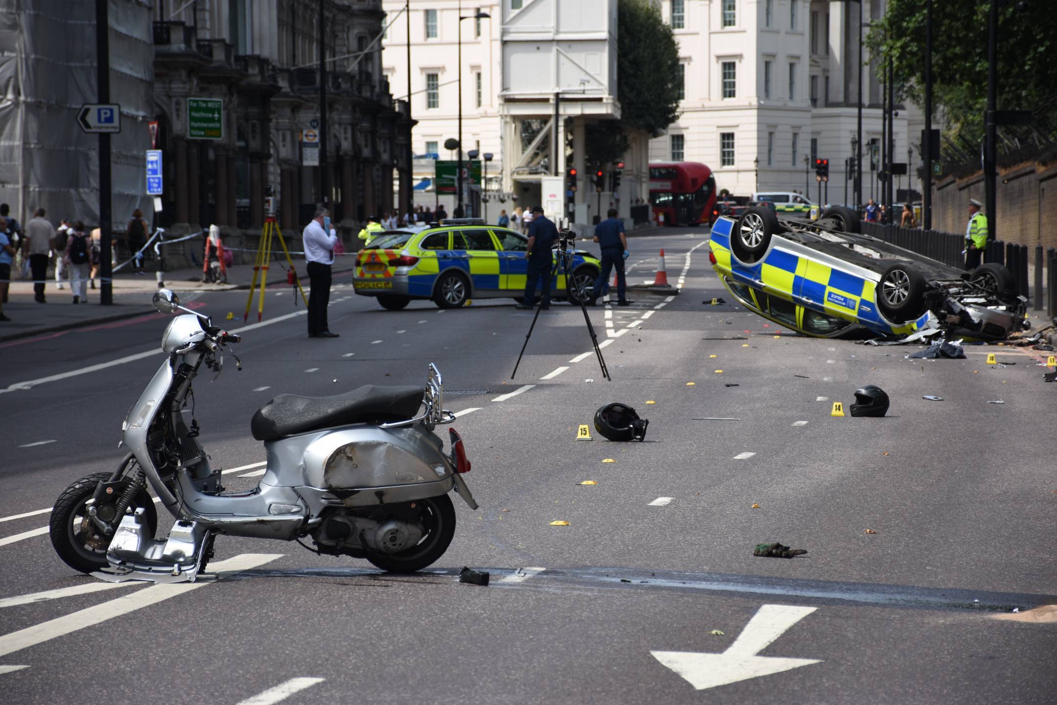 Scooter Accidente