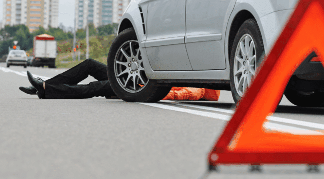 pedestrian car accident