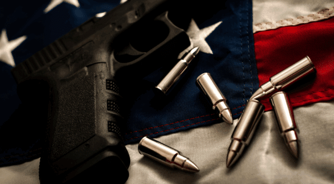 gun with bullets